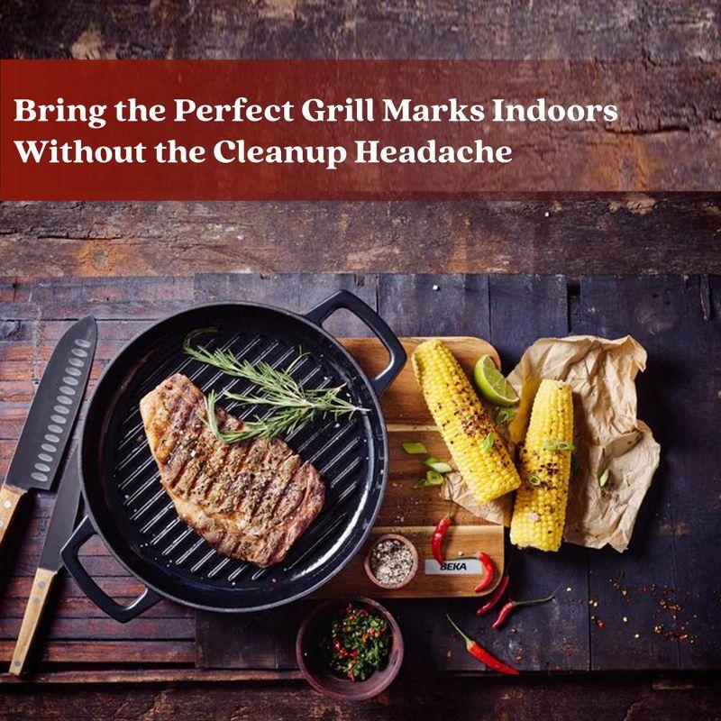 Alva Alva Nori 11" Premium Enameled Cast Iron Grill Pan