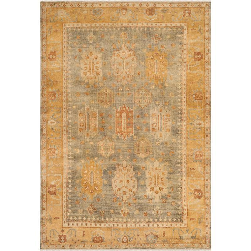 Oushak OSH126 Hand Knotted Area Rug  - Safavieh