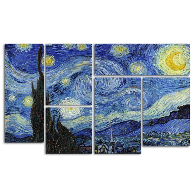 Vincent Van Gogh Starry Night Multi-Panel Canvas Art Set