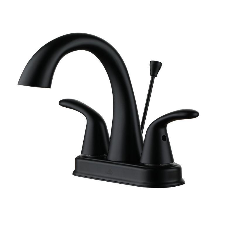 2 Handle Bathroom Faucet with Drain