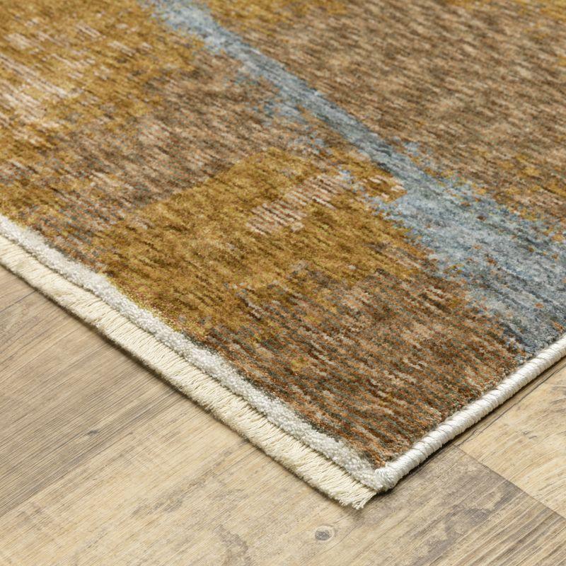 Oriental Weavers Hayden HAY09 Beige/ Rust Indoor Area Rug - 5'3" x 7'6"