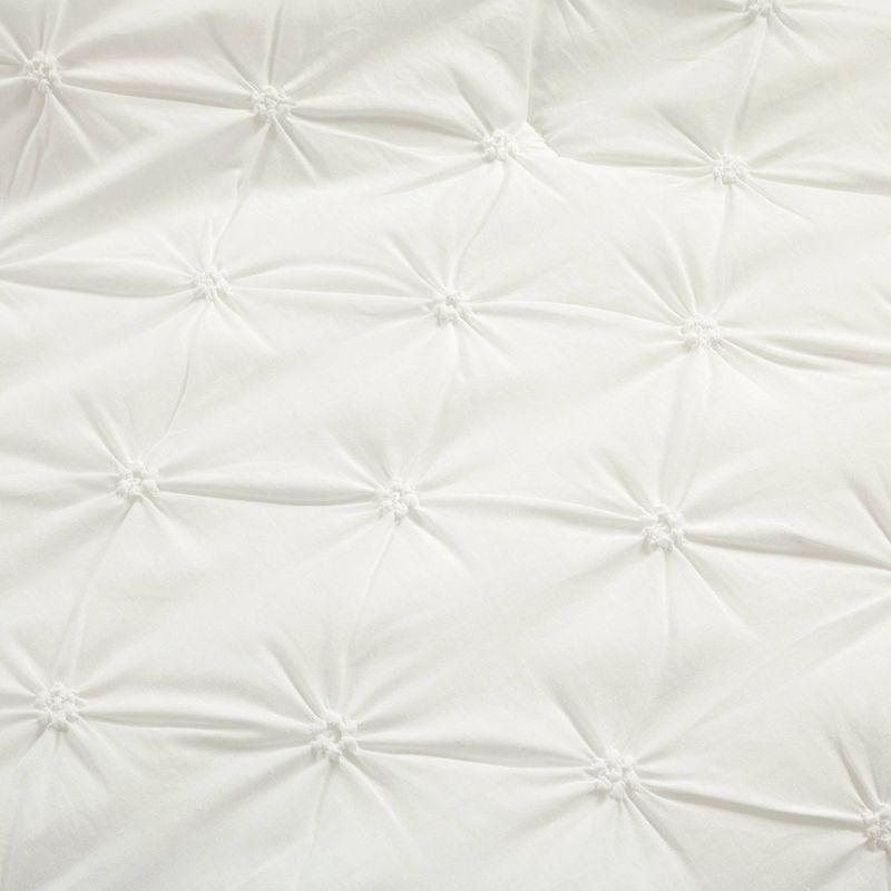 White Cotton 3 Piece Comforter Set