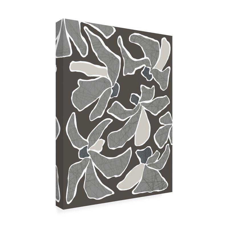 Trademark Fine Art Modern & Contemporary " Gray Flower Blooms I "