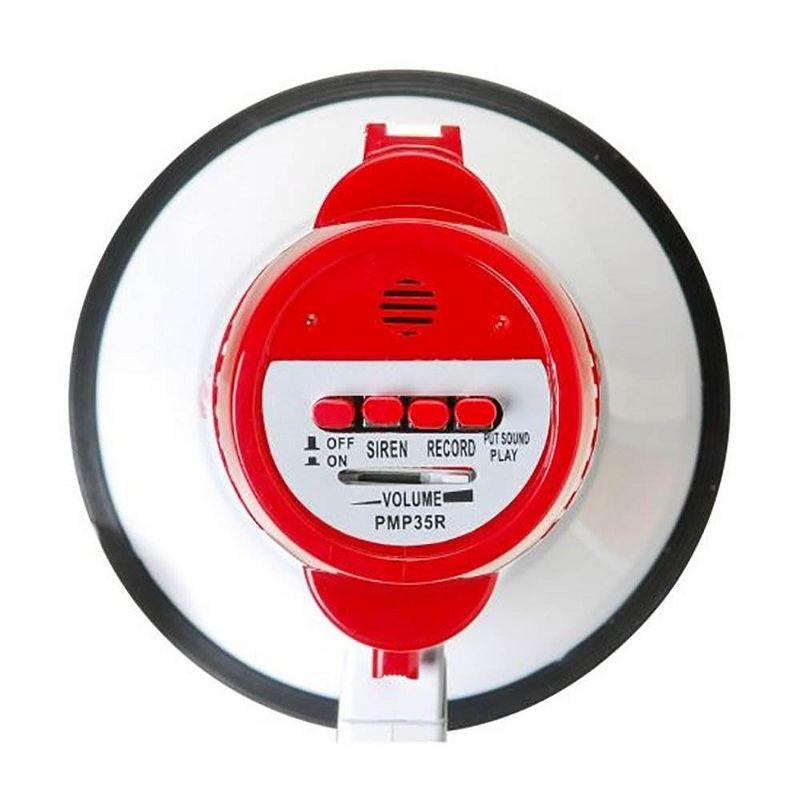 Pyle Pro Handheld Megaphone Bull Horn with Siren and Voice Recorder | PMP35R