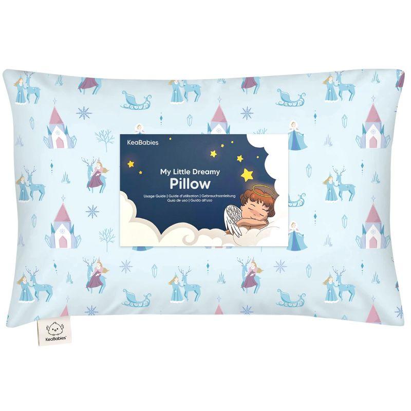 Enchanted Frost Hypoallergenic Polyester Toddler Pillow with Pillowcase