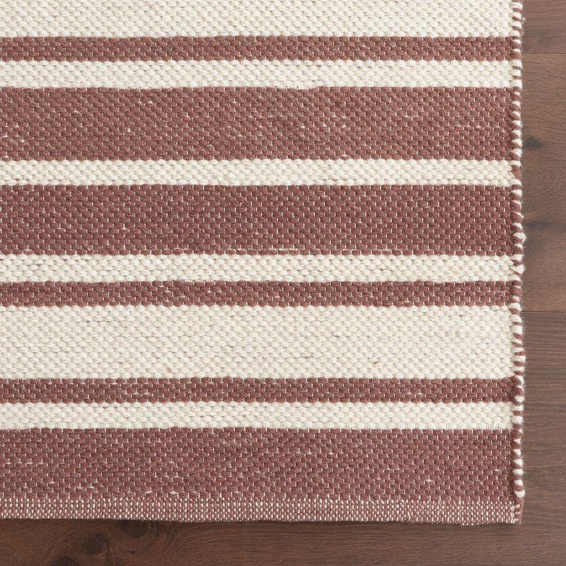 Frenshe Interiors x Rugs USA Frenshe Interiors x Rugs USA Bowery Striped Wool Area Rug