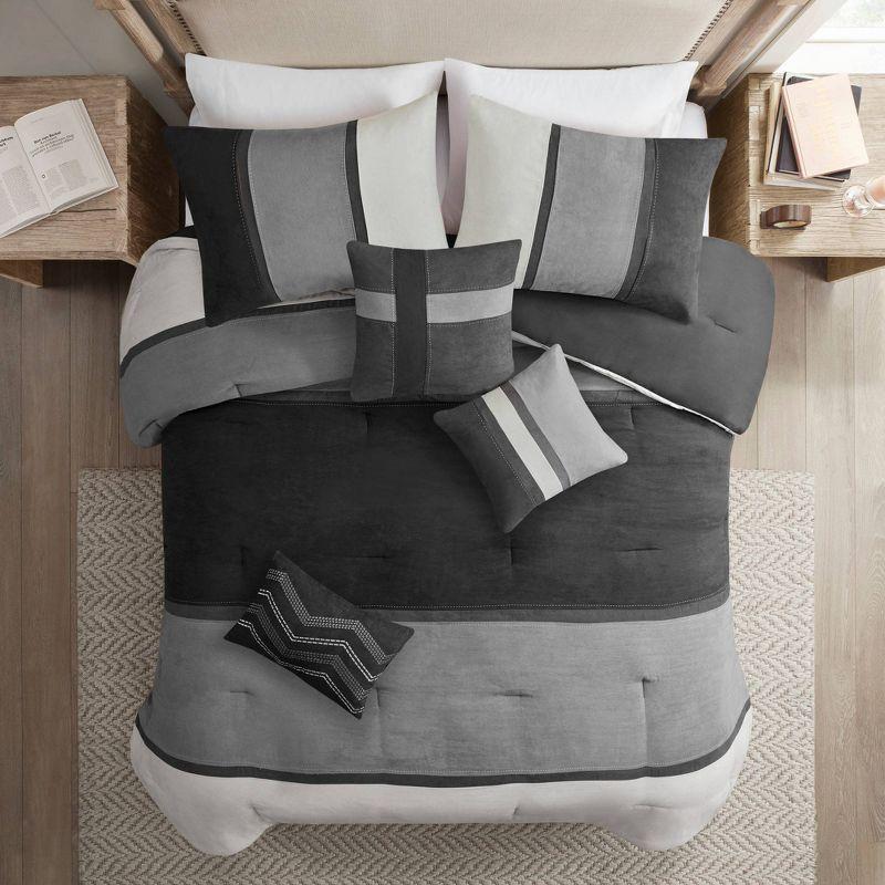 Madison Park Palisades Microfiber Comforter Set