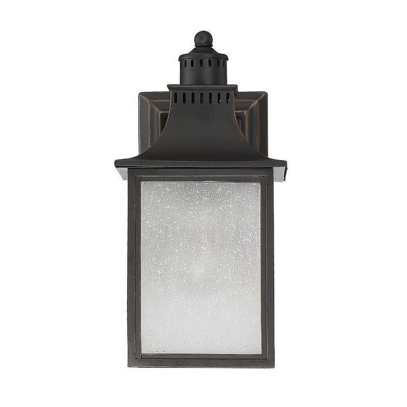 Monte Grande 1-Light Outdoor Wall Lantern in English Bronze