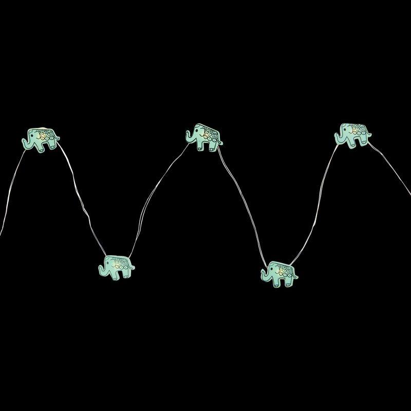 Northlight Seasonal 10-Count LED Elephant Fairy Lights - Warm White