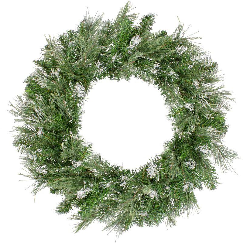 Snow Mountain Pine Artificial Christmas Wreath - Unlit