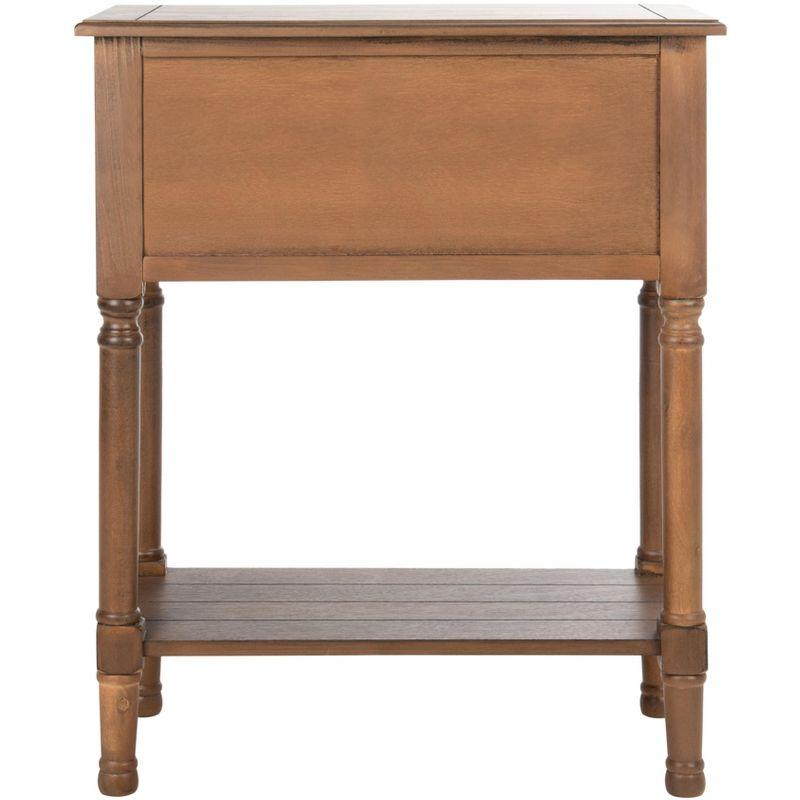 Primrose 3 Drawer Console Table - Brown - Safavieh