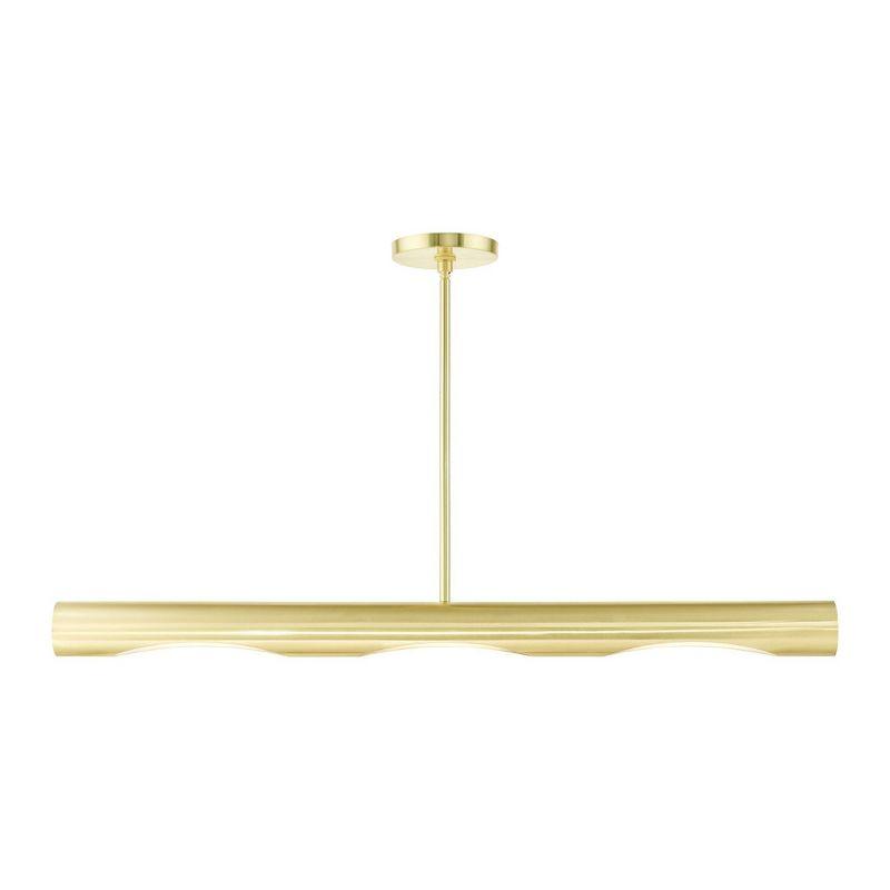 Livex Lighting Novato 3 - Light Chandelier in  Satin Brass