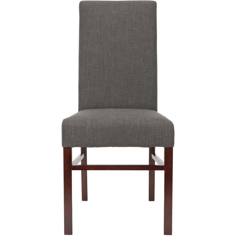 Classic 20" H Side Chair (Set of 2) - HUD8205 - Charcoal - Safavieh Couture