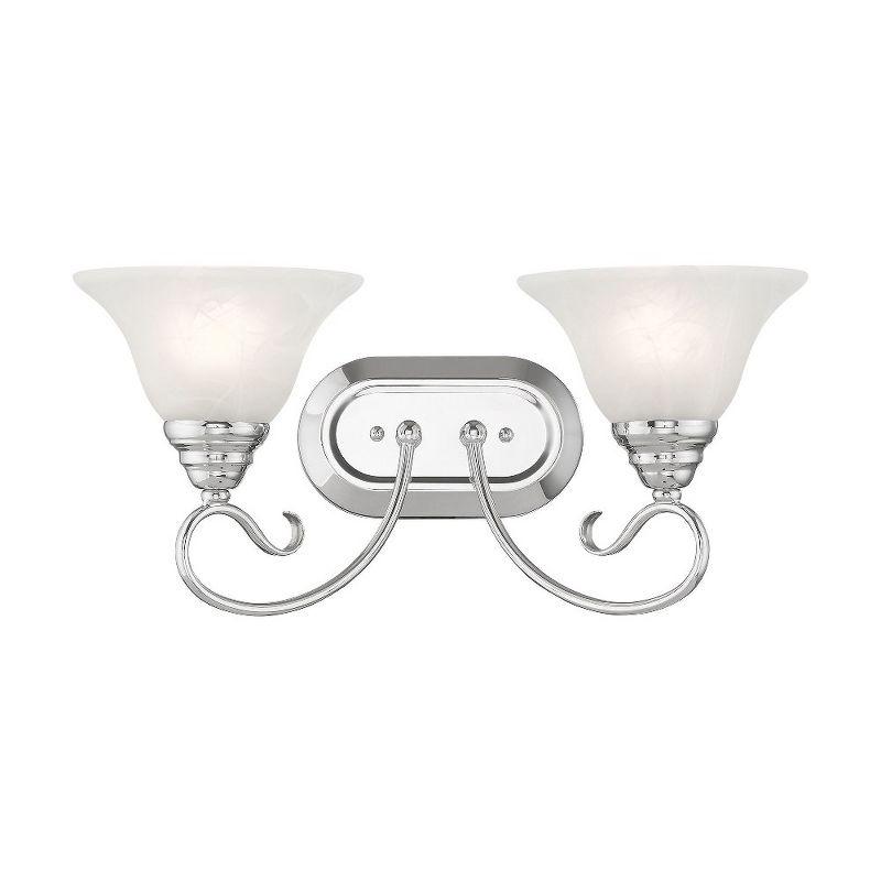 Livex Lighting Coronado 2 - Light Vanity in  Brushed Nickel