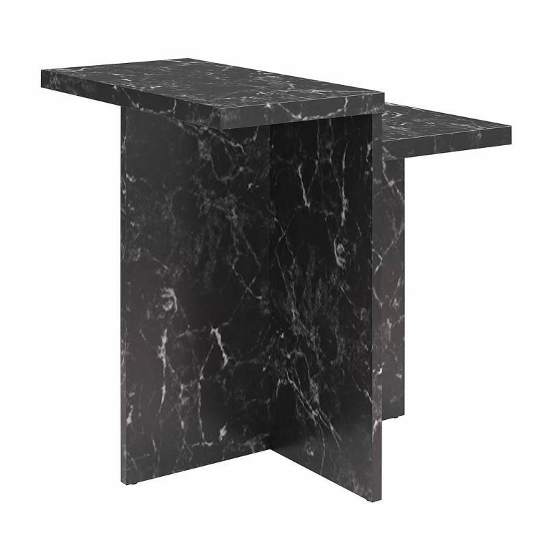 Brielle 24'' Tall Abstract End Table