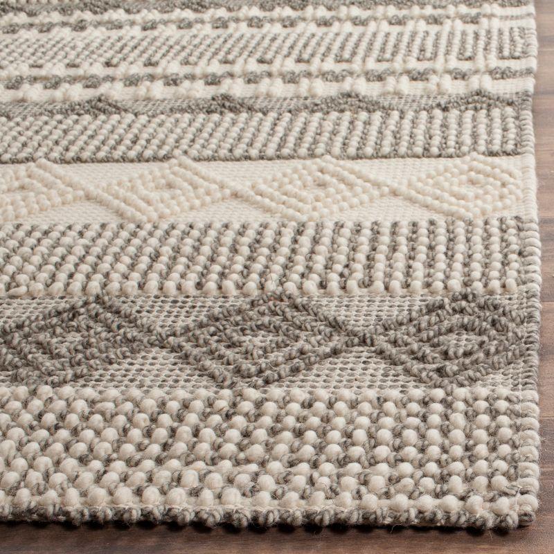Natura NAT102 Hand Woven Area Rug - Gray/Ivory - 7'x7' - Safavieh.
