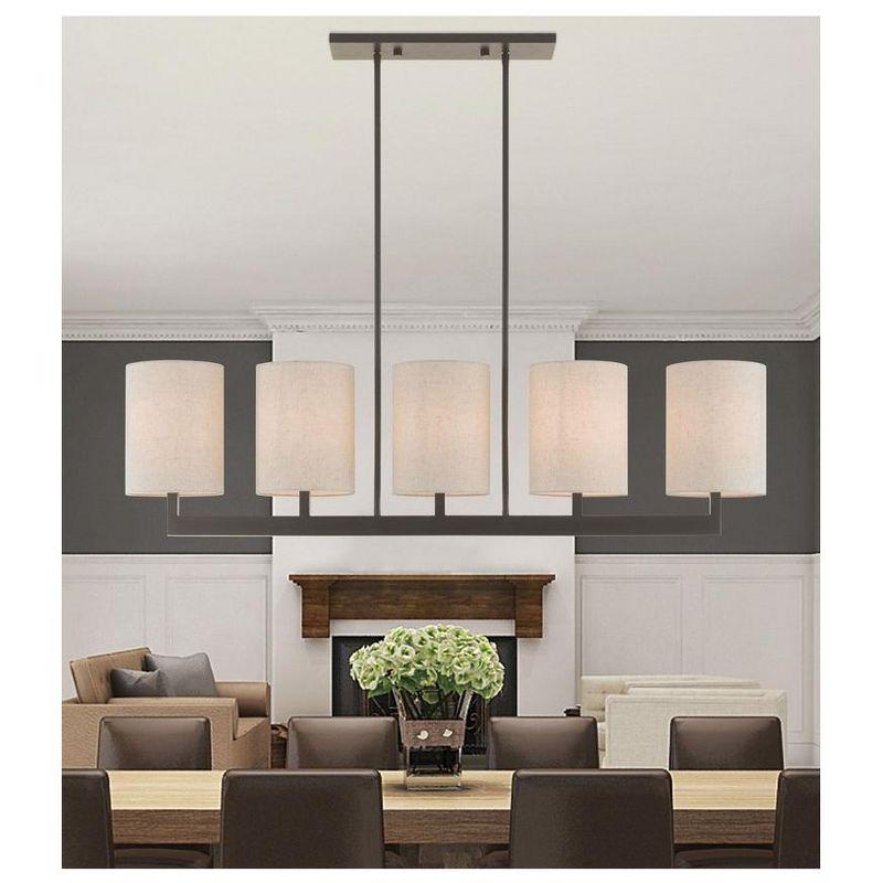 Livex Lighting Hayworth 5 - Light Chandelier in  Bronze