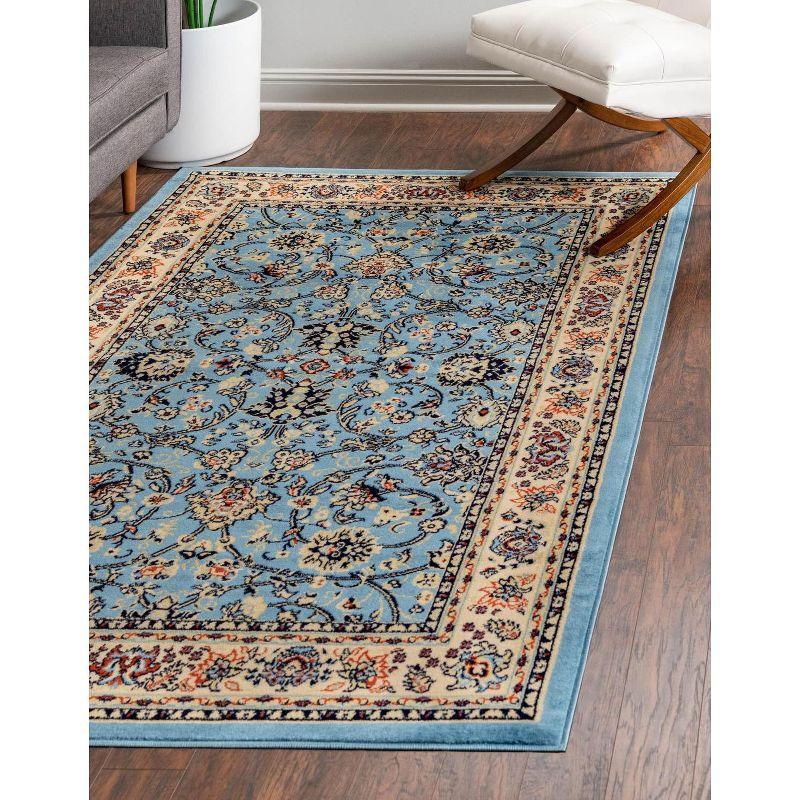 Unique Loom Sialk Hill Washington Floral Indoor Woven Area Rug