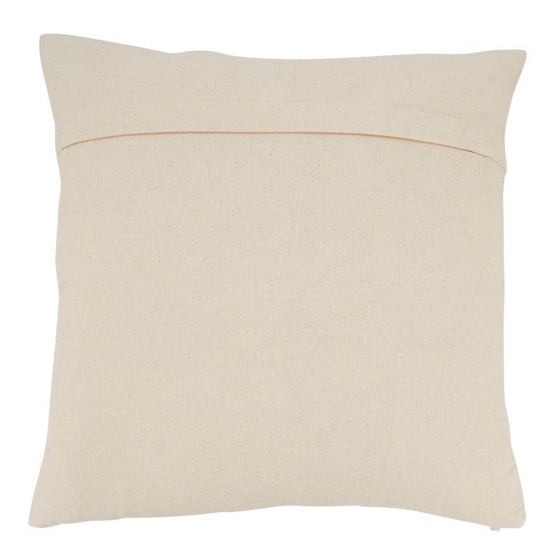 Saro Jenae Collection Cotton Pillow Cover