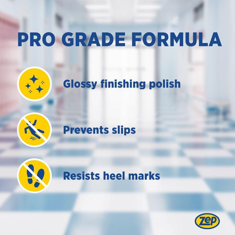 ZEP Zep Wet-Look Floor Polish – Enhances Hard Floor Appearance –- 5 gal (1 Pail)