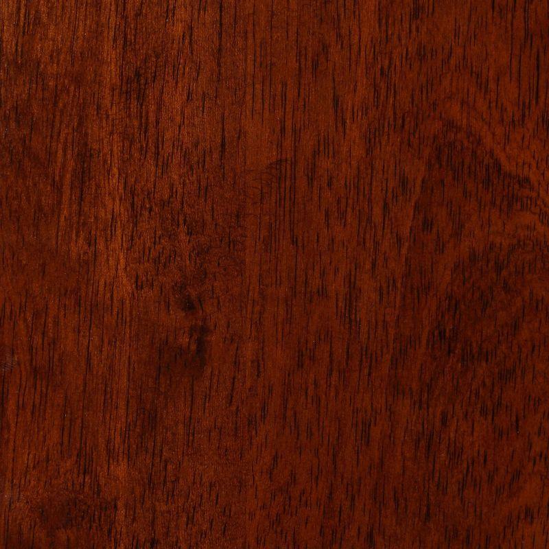 29" Kyoto Wood Composite Barstool Cherry - Boraam: Rubberwood Frame, Faux Leather, High-Density Foam