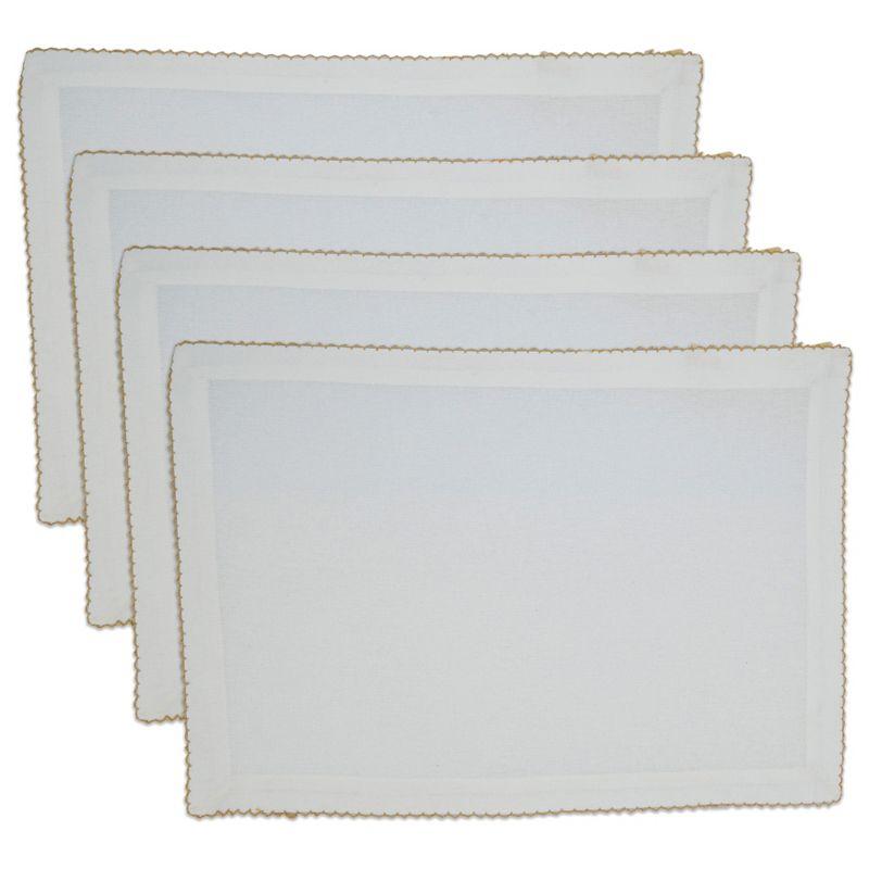 Recotting Cotton No Pattern Rectangle Placemat (Set of 4)