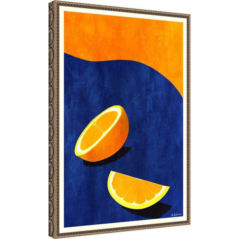 Amanti Art Orange Wedge by Bo Anderson Canvas Wall Art Print Framed 16 x 23-in.