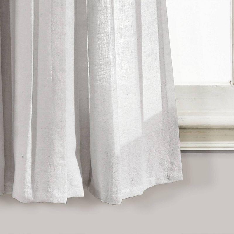 Lush Decor Semi Sheer Curtain Single Panel
