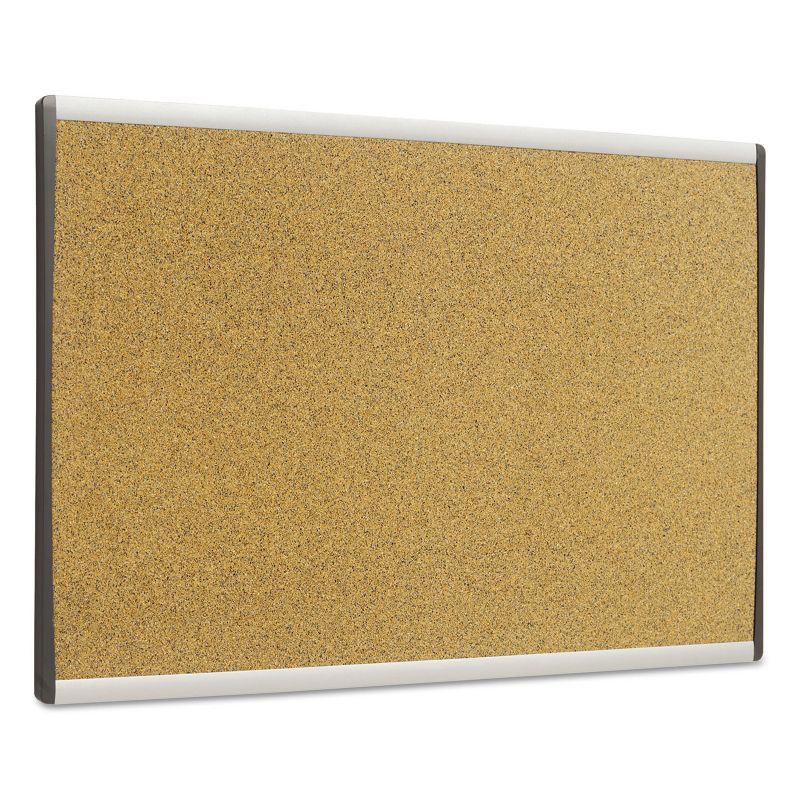 Quartet ARC Frame Cork Cubicle Board 18 x 30 Tan Aluminum Frame ARCB3018