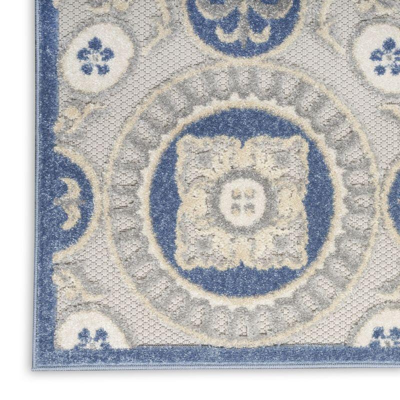 Nourison Aloha Contemporary Medallion Outdoor Rug