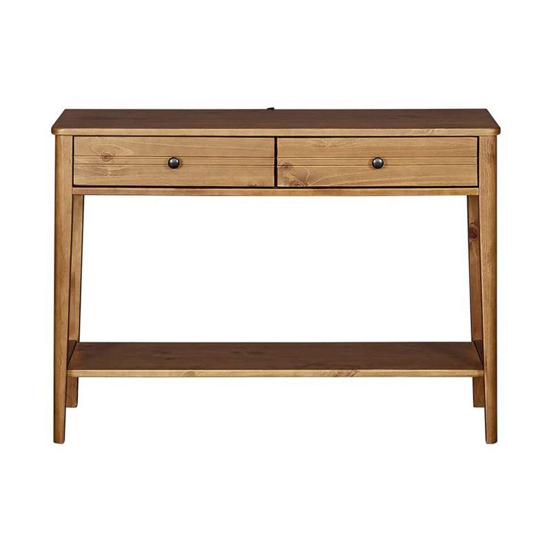 Solid Wood 2 - Drawer End Table