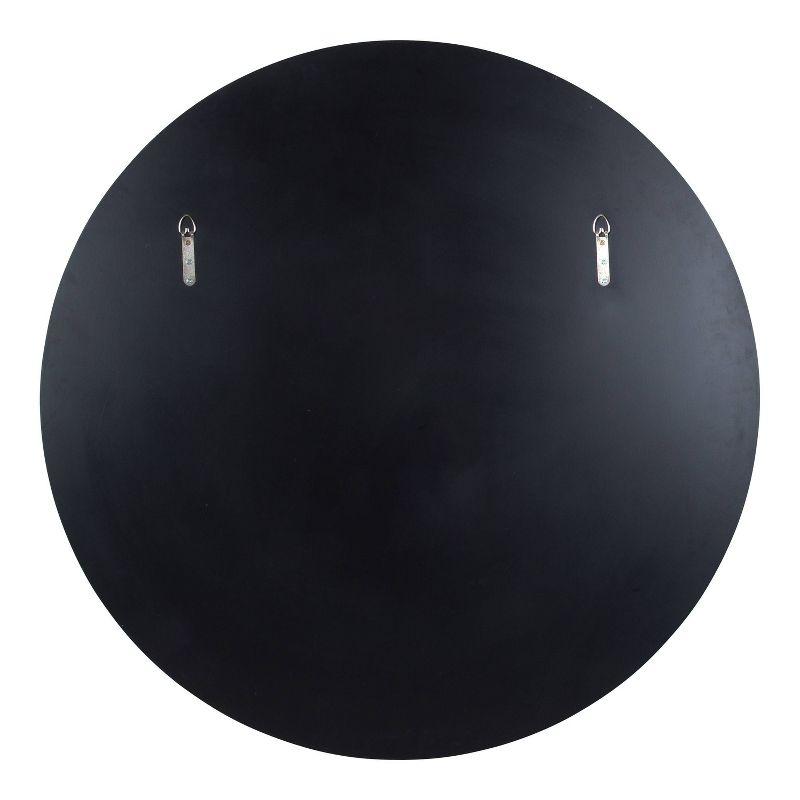 36" x 36" Caskill Round Framed Decorative Wall Mirror Gold - Kate & Laurel All Things Decor
