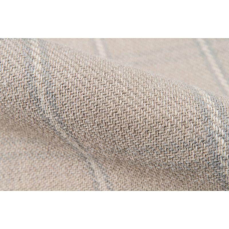 Dover Flatweave Wool Beige Area Rug