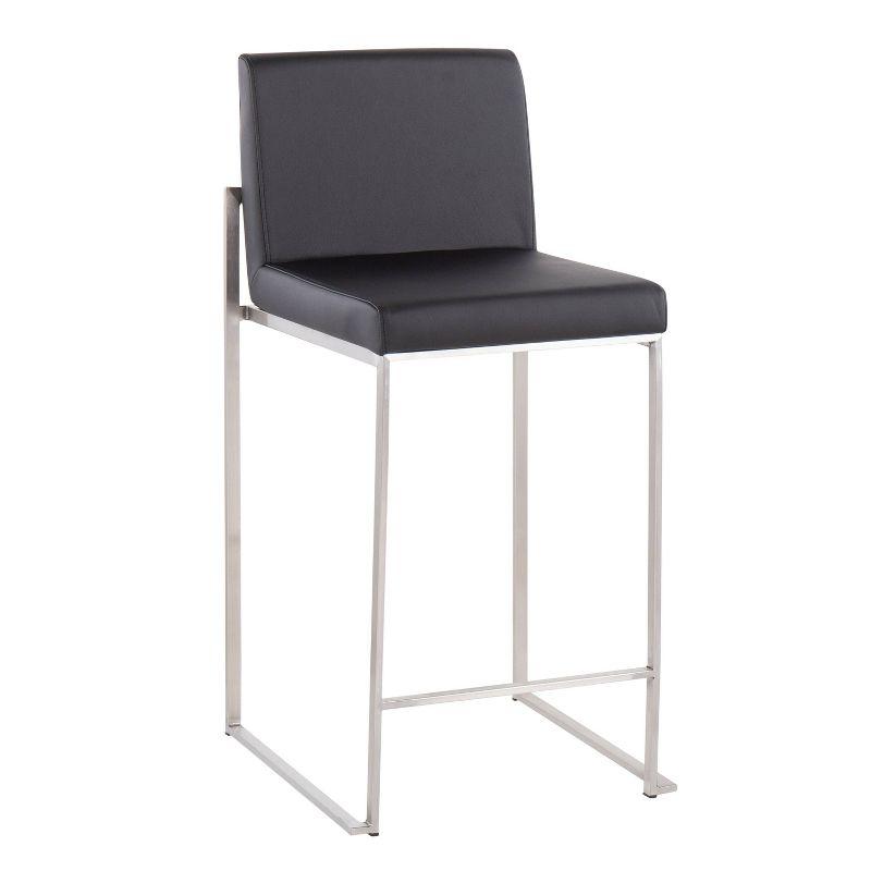 Rakowski Upholstered Counter Stool with Metal Frame