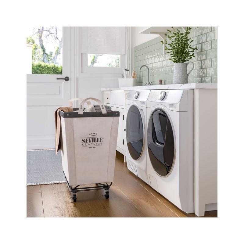 Rolling Commercial Laundry Hamper