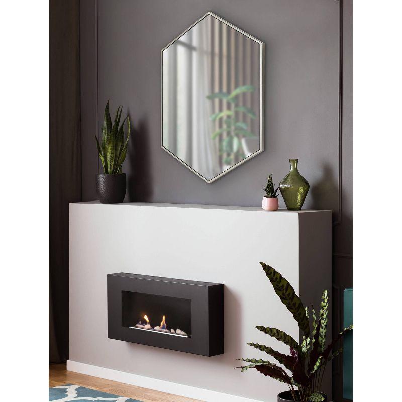 Breckler Metal Flat Wall Mirror