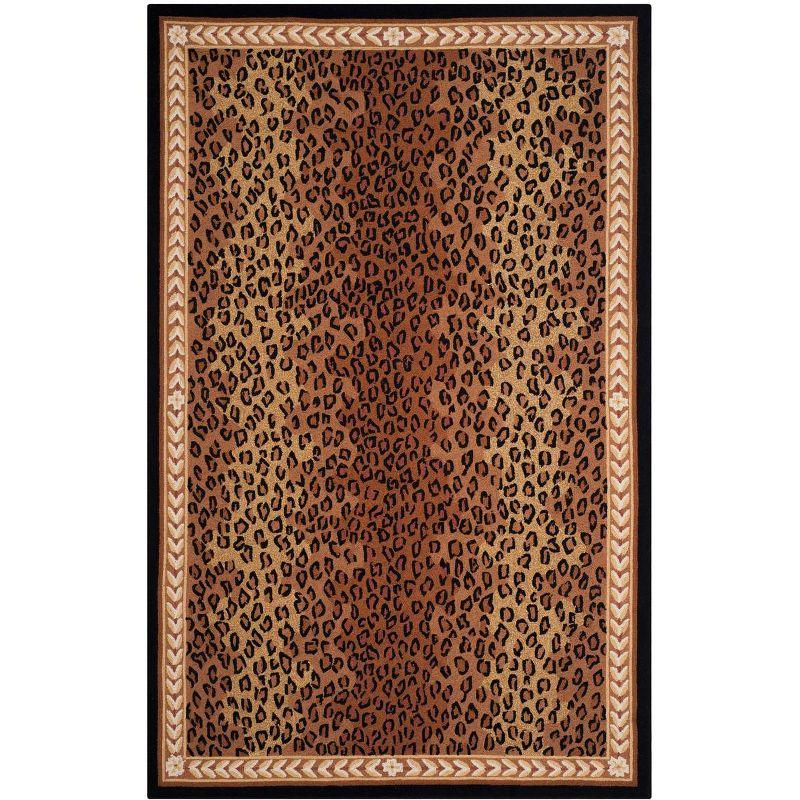 Chelsea HK15 Handmade Area Rug - 9'x12' - Black/Brown - Safavieh
