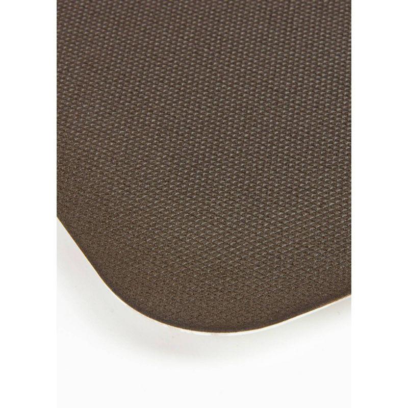 Taupe and White Floral Anti-Fatigue Comfort Mat, 32" x 20"