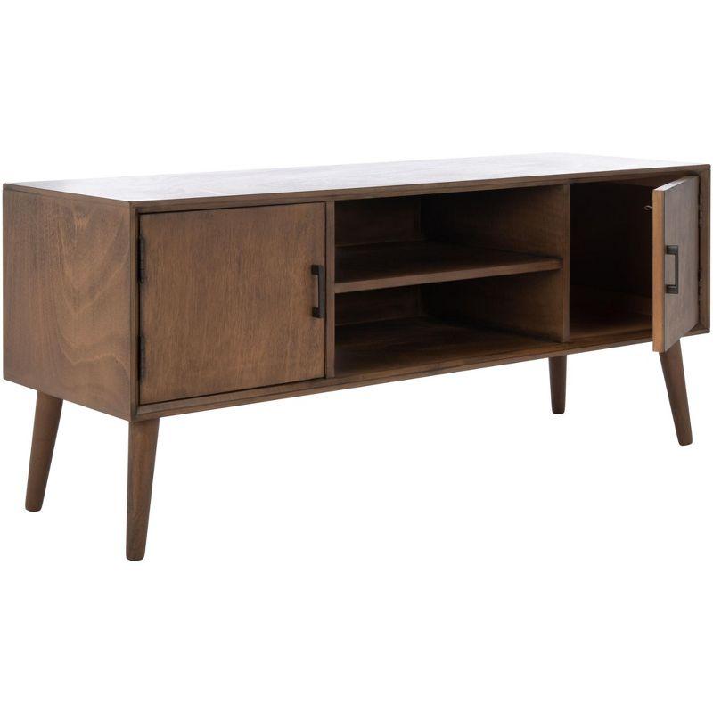 Sorrel Mid - Century Media Stand - Brown - Safavieh