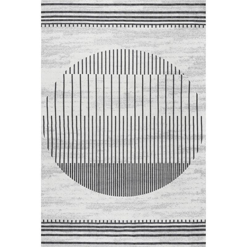 Nuloom Modern Sun Pet Friendly Machine Washable Area Rug, 8' x 10', Light Beige
