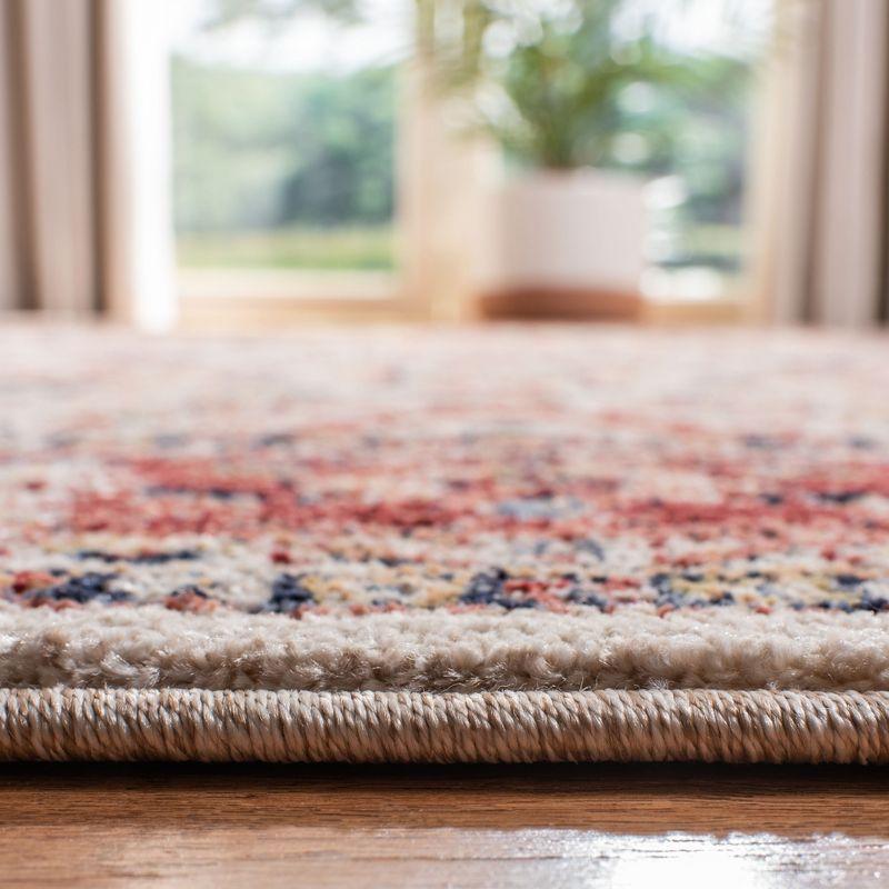 Charleston CHL412 Loomed Indoor Area Rug - Ivory/Red - 8'x10' - Safavieh