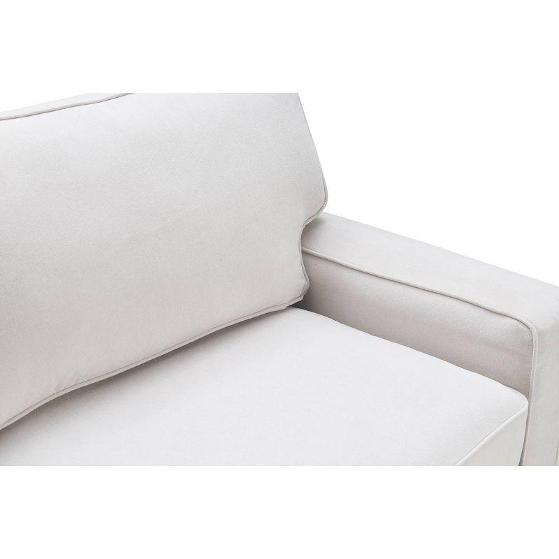 Serta Palisades 78" Track Arm Sofa, Easy Care Fabric, Soft Pillow Back, Pocket Coil Seat Cushions