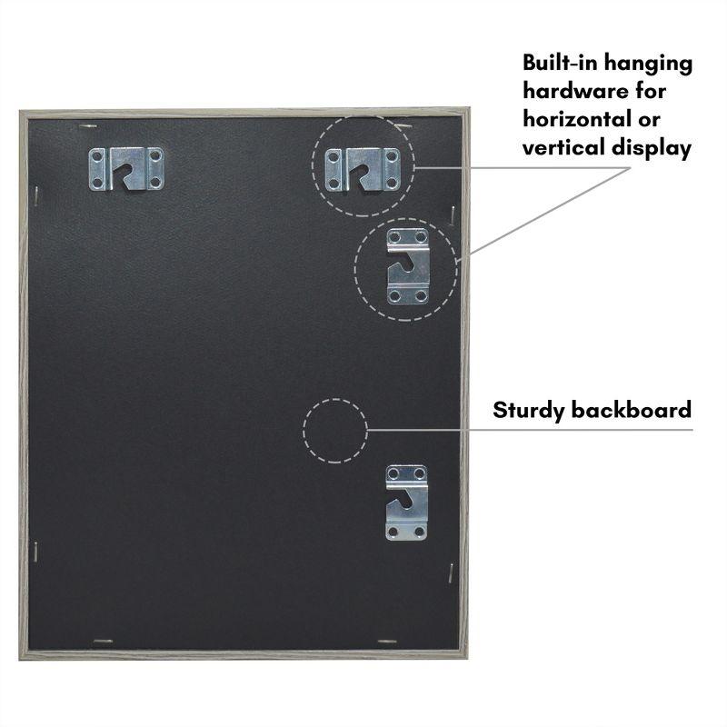 Americanflat Front Loading Shadow Box Frame and Display Case for Keepsakes