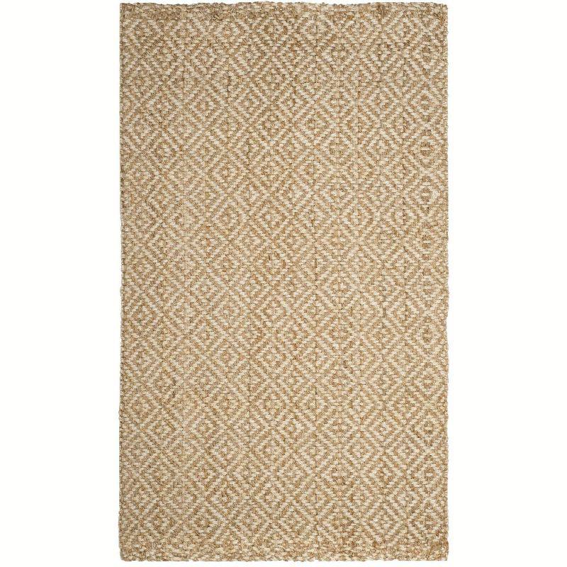Natural Fiber NF261 Hand Woven Indoor Area Rug - Ivory/Natural - 6'x9' - Safavieh