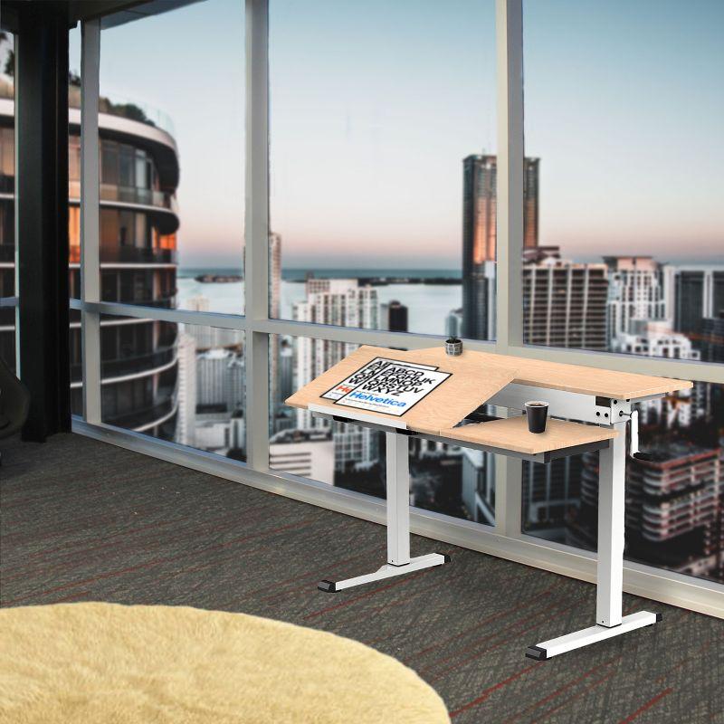 Leidah Adjustable Metal Base Standing Desk