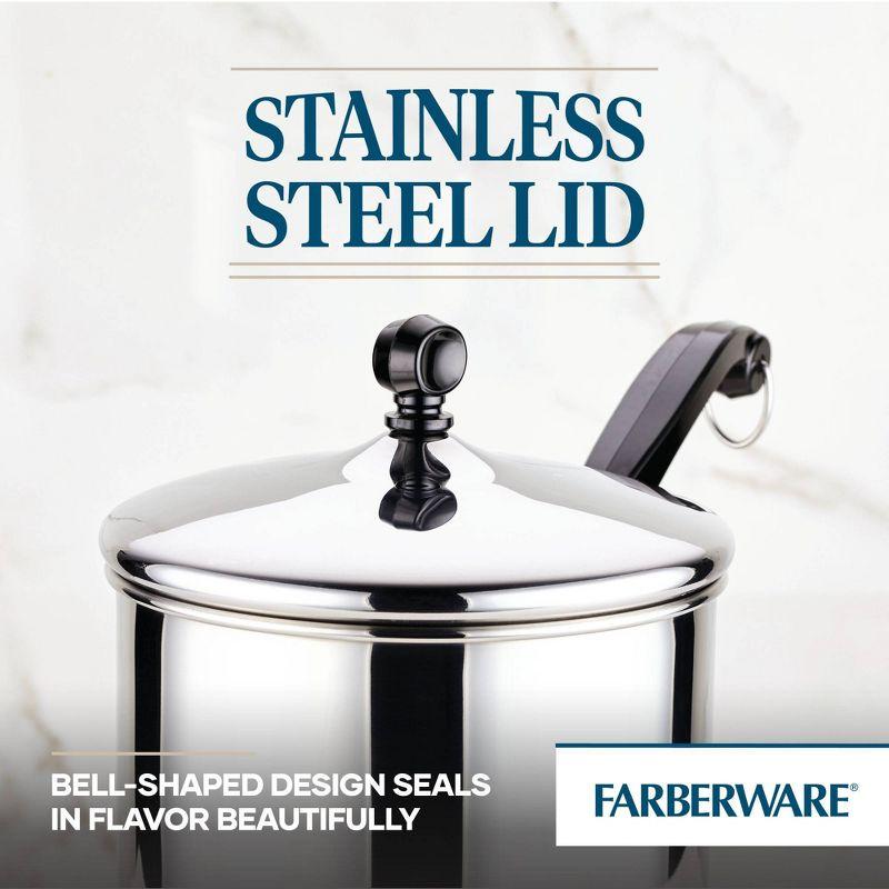 Farberware Classic 2-qt. Covered Saucepan: Nonstick, Stainless Steel Lid, Oven & Dishwasher Safe, Gas & Induction Compatible