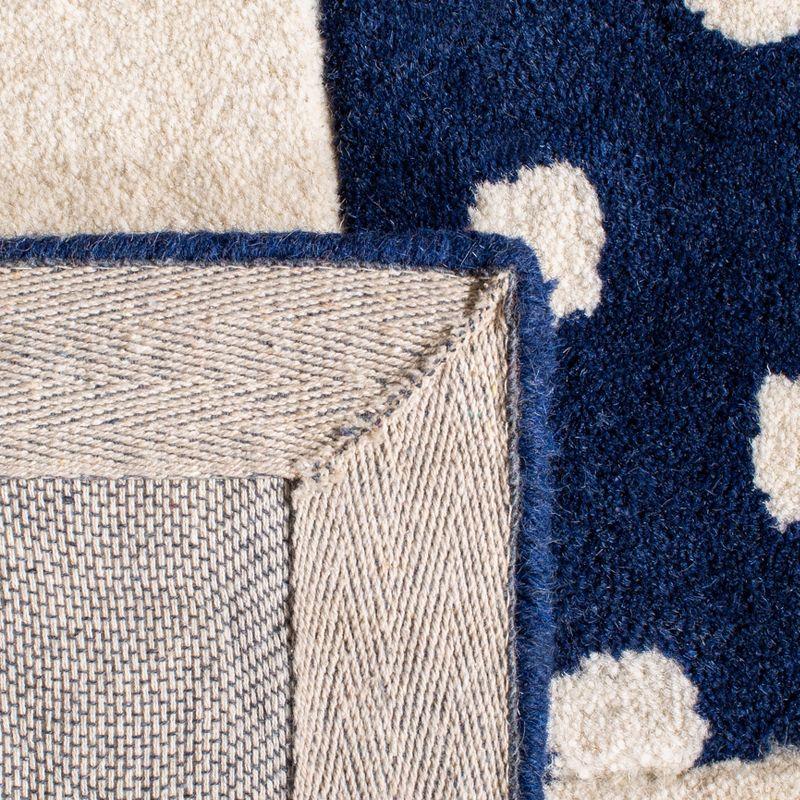 Safavieh Kids Rabbit SFK922 Hand Tufted Indoor Area Rug - Navy/Ivory - 8'x10' - Safavieh