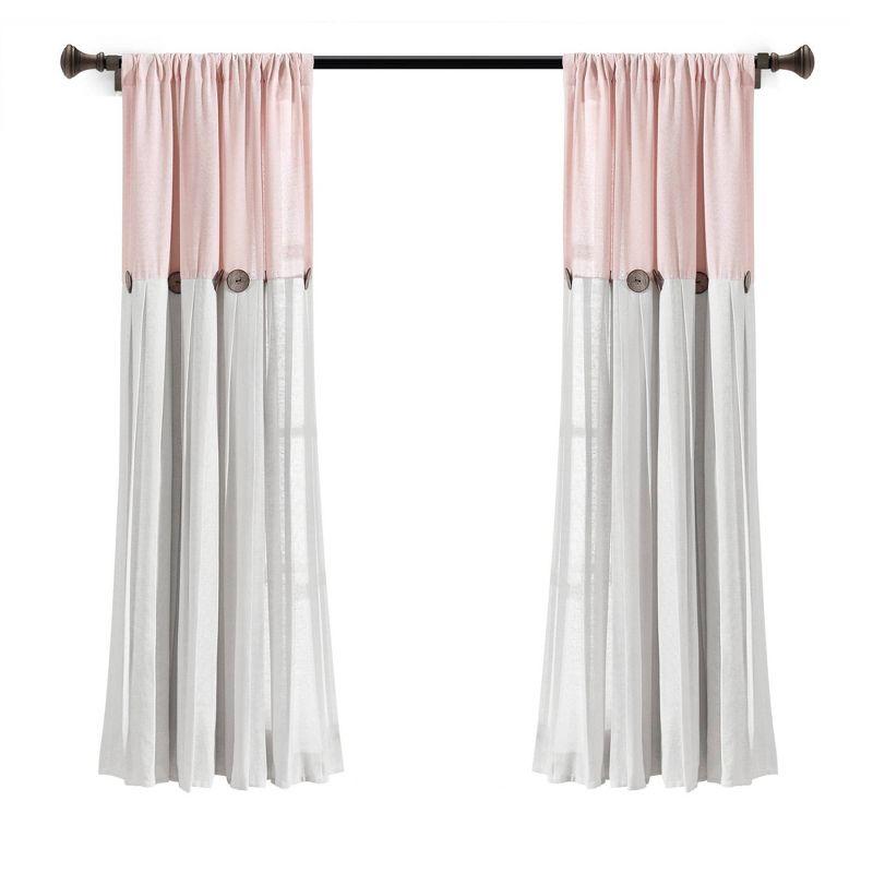 Beckham Semi Sheer Curtain Panel