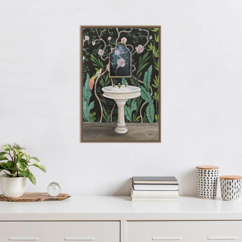 Amanti Art Botanical Bath I by Julia Purinton Canvas Wall Art Print Framed 16 x 23-in.