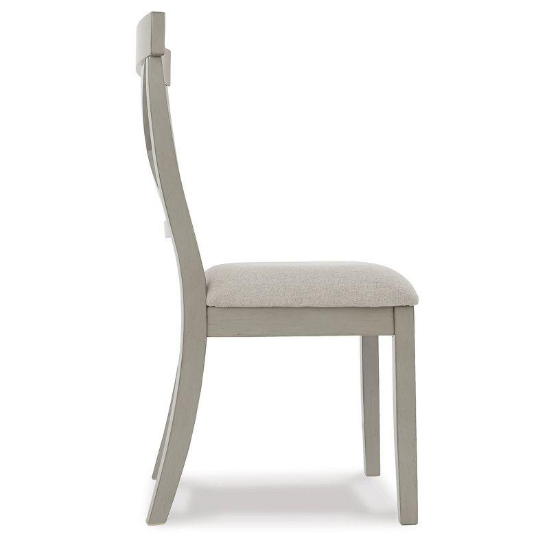 Sand & Stable™ Coastline Solid Wood Cross Back Side Chair in Gray & Reviews | Wayfair